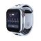 Camera / Answer Call Smart Watch With Sim Slot Fitness Tracker Black / White Color