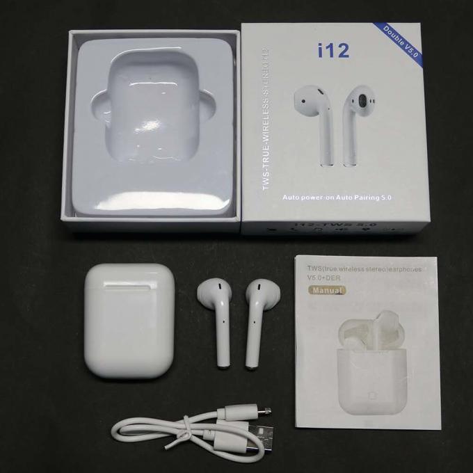 Bluetooth 5.0 True Airpods Wireless Earphones Mini Size Touch I12 Tws