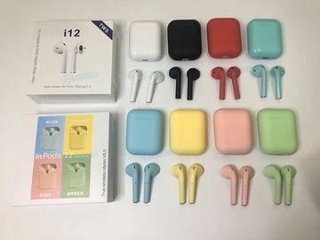 Bluetooth 5.0 True Airpods Wireless Earphones Mini Size Touch I12 Tws Earbuds
