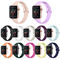 Rubber Apple Watch Series 4 Bands , Mulit Colors Smart Watch Replacement Bands